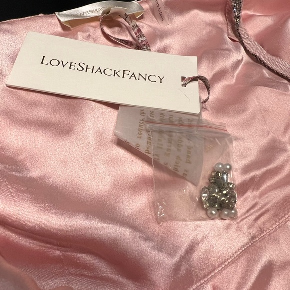 Loveshackfancy Arlitta Bow Crop Top | Color: Pink, Size:8 - Picture 11 of 15